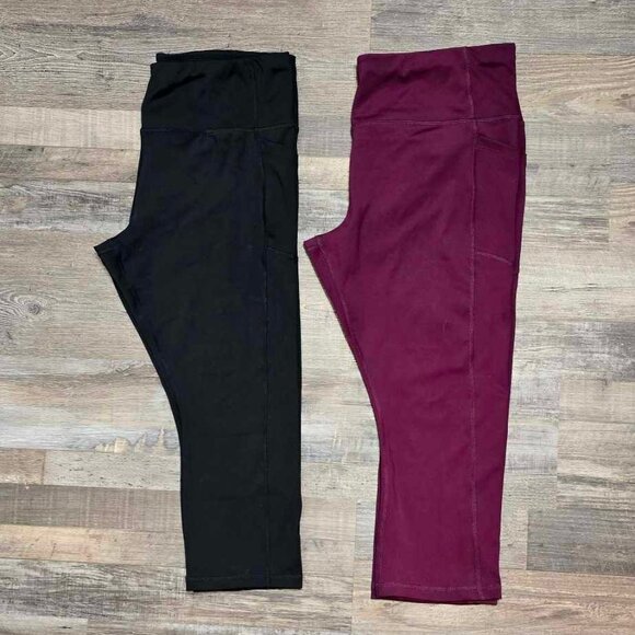 (SOLD) CLOSET SALE Lot of 2 Avia Performance Capri Stretch Leggings XXL 20 - Picture 4 of 10